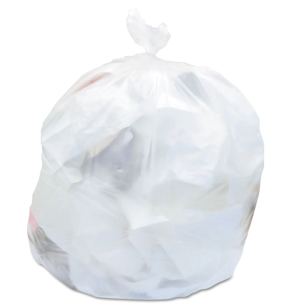 Heritage 24 in. x 31 in. 6 mic. 16 gallon High-Density Waste Can Liners - Natural (50 Bags/Roll, 20 Rolls/Carton)