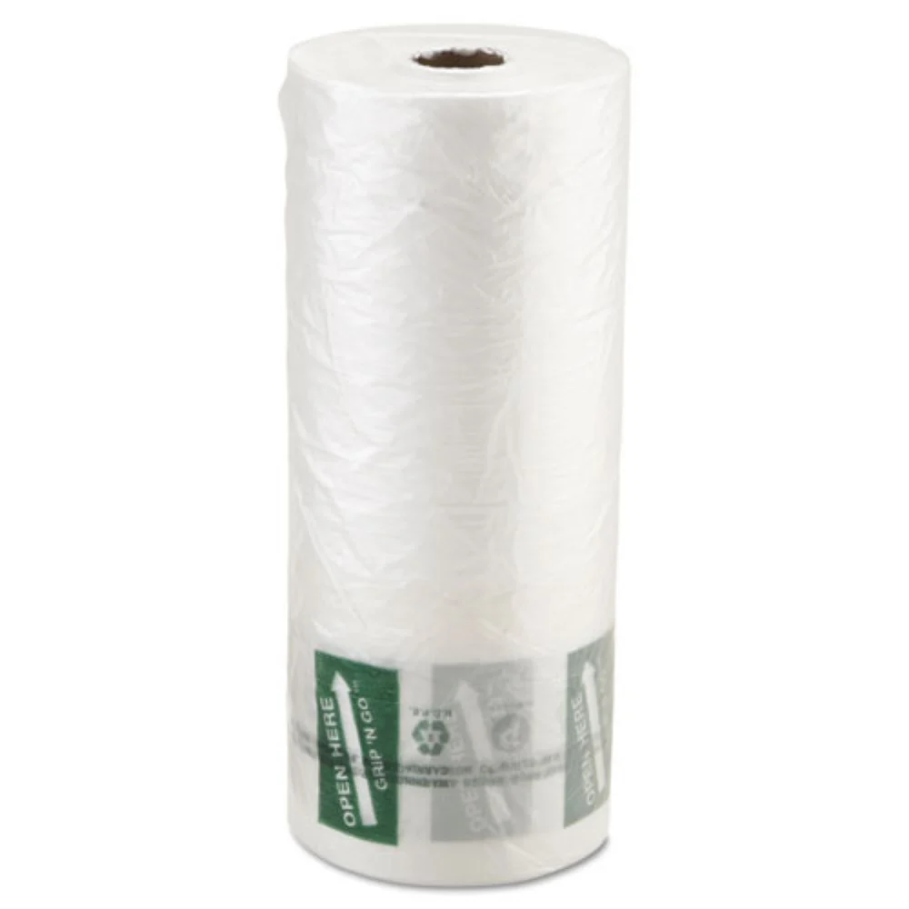 Inteplast Group 4-Piece 9-Micron 12 in. x 20 in. Produce Bags - Clear