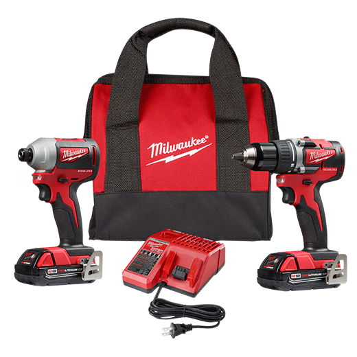 M18 Compact Brushless 2-Tool Combo Kit, Drill Driver/Impact Driver