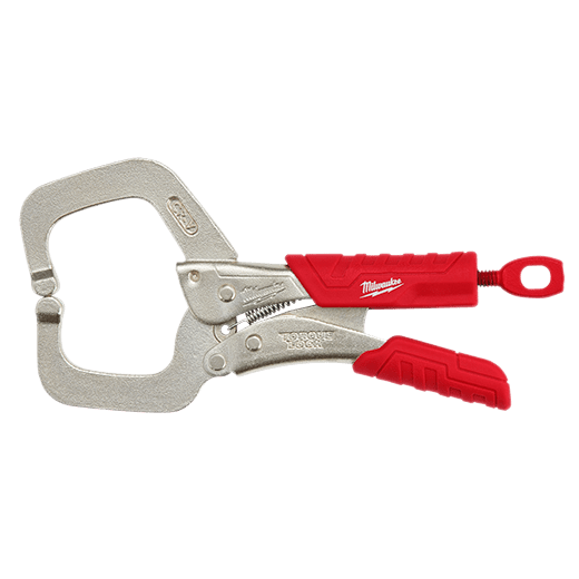 6" TORQUE LOCK LOCKING C- CLAMP WITH GRIP