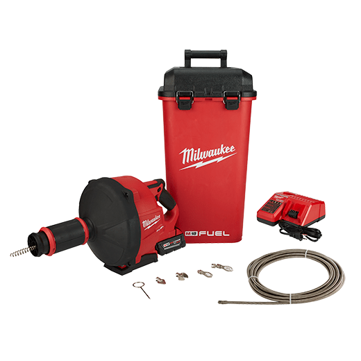 M18 FUEL? Drain Snake w/ CABLE DRIVE? with 1/4? and 3/8? Cables