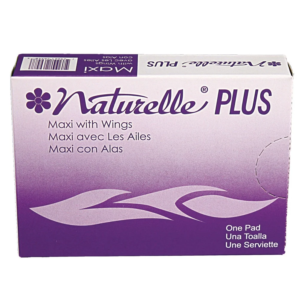 Impact Naturelle Maxi Pads Plus - No. 4 with Wings (250/Carton)