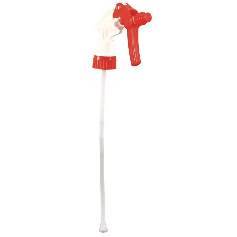 Impact 24/Carton 9.88 in. Tube, Fits 32 oz. Bottles, General Purpose Trigger Sprayer - Red/White