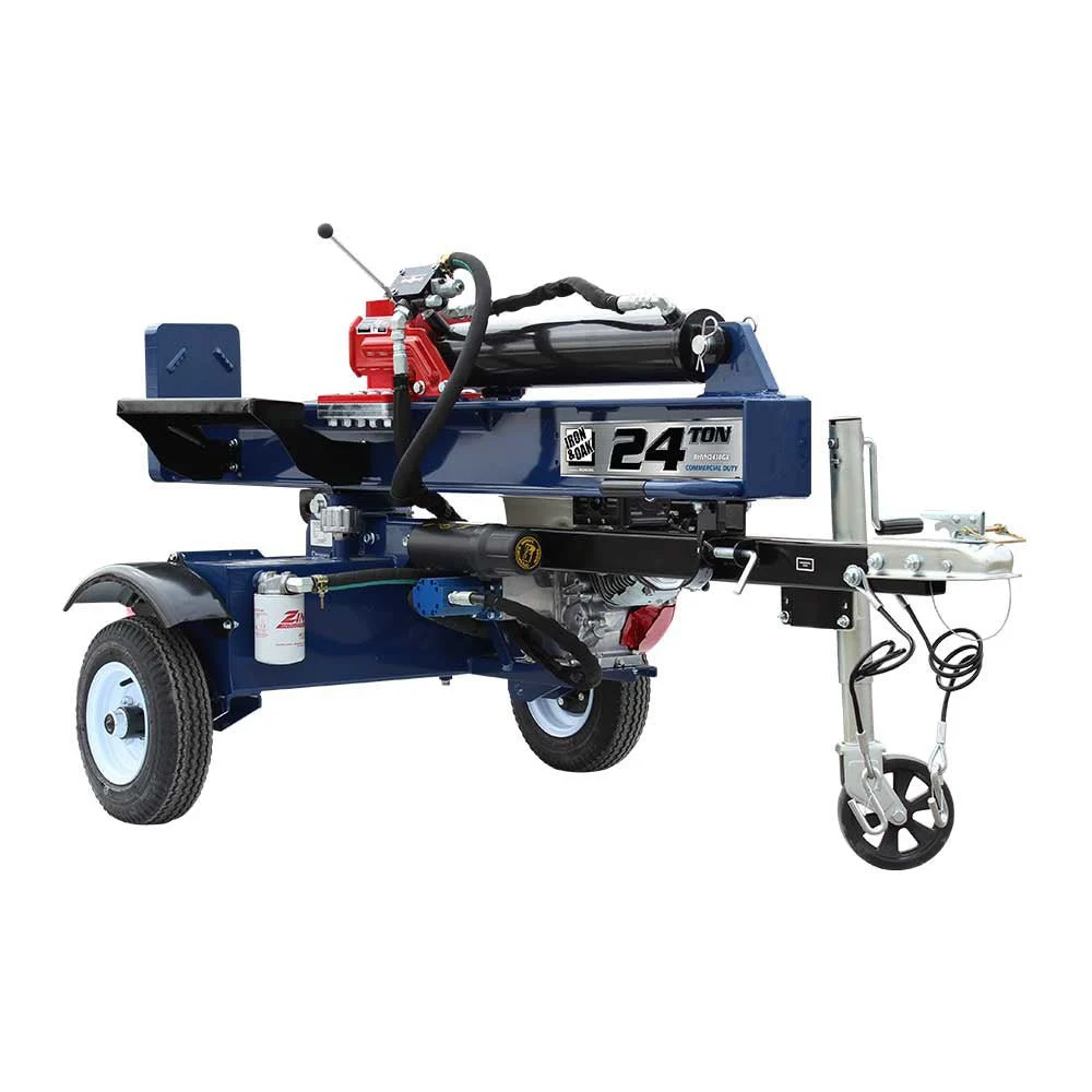 Iron and Oak Log Splitter | 24-Ton | Honda GX160