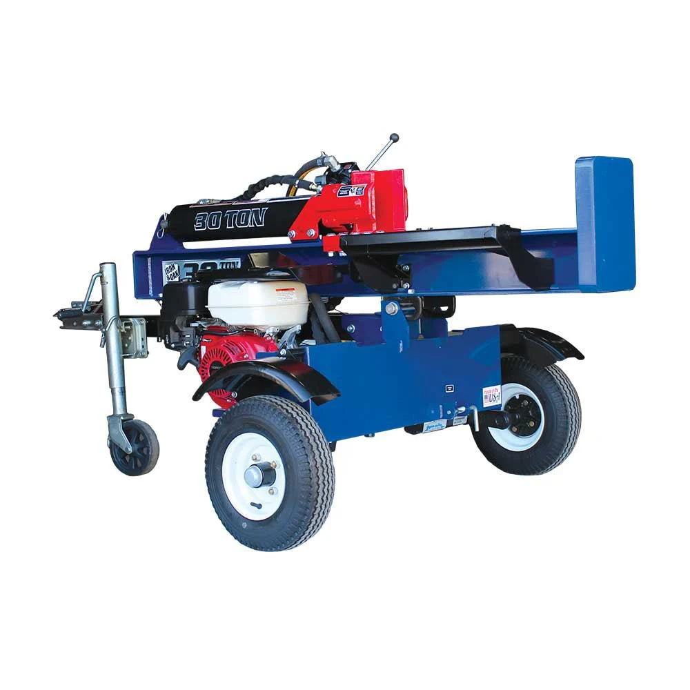 Iron and Oak Log Splitter | 30-Ton | Torsion Axel | Honda GX270