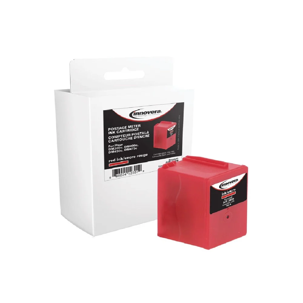 Innovera 8000 Page-Yield Compatible Postage Meter Ink Replacement for 765-9 - Red