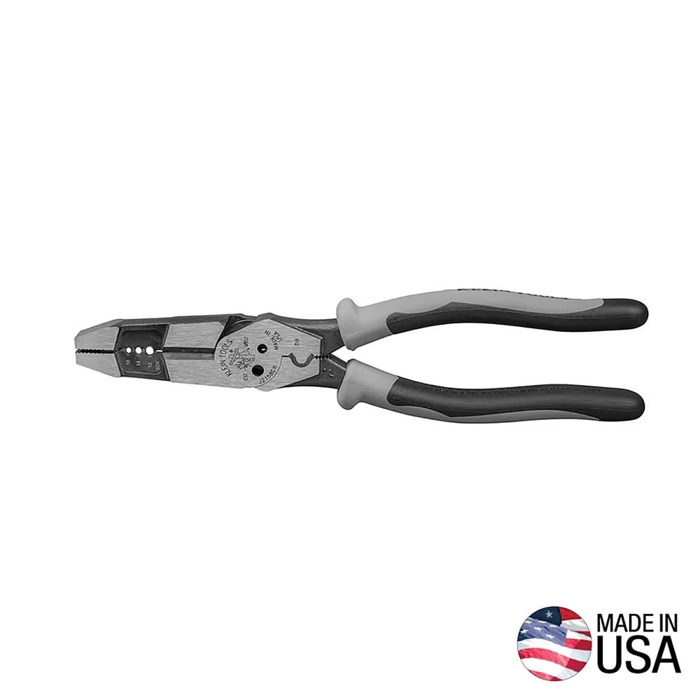 Klein J215-8CR Hybrid Pliers with Crimper and Wire Stripper