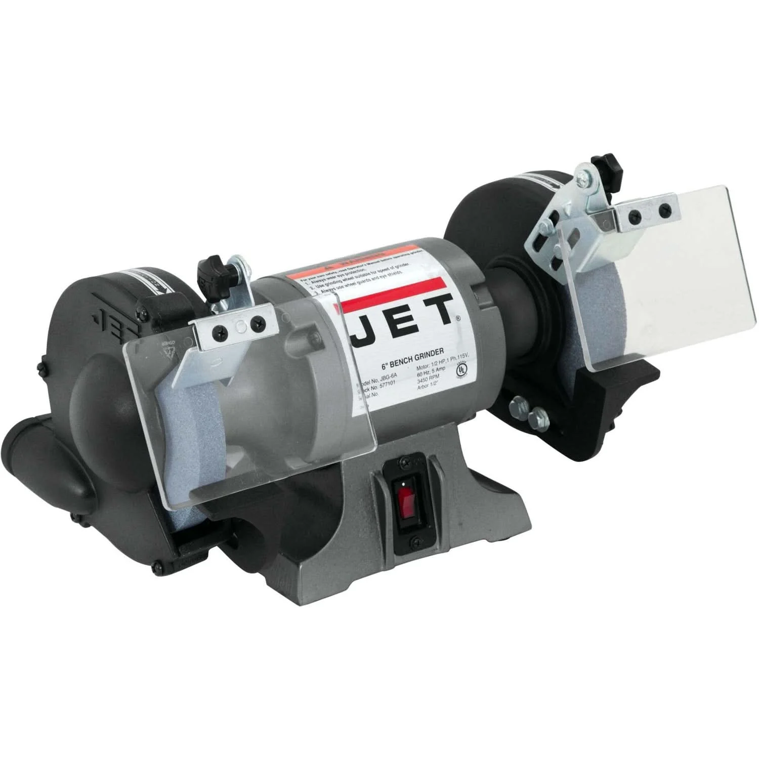 Jet 577101 JBG-6A, 6" Shop Bench Grinder