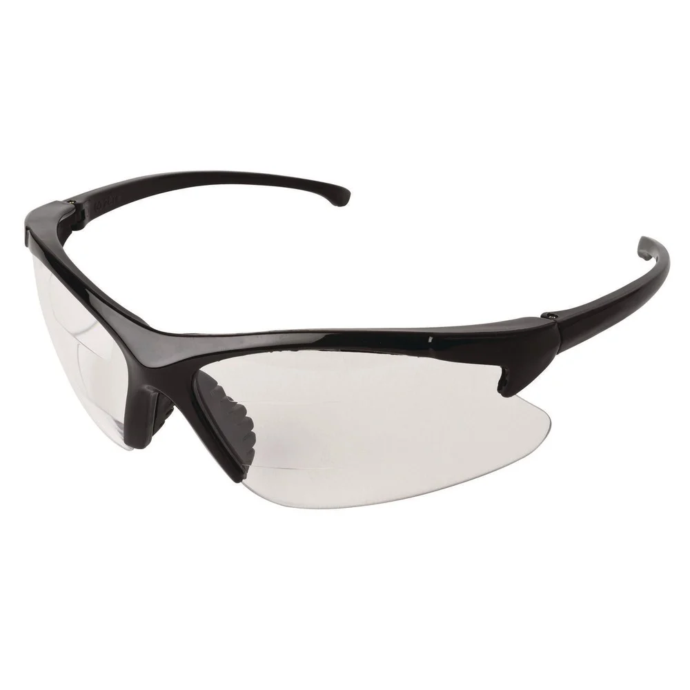 Ansell V60 30-06 Dual Readers Safety Glasses - Black Polycarbonate Frame, Clear Polycarbonate Lens (6/Box)