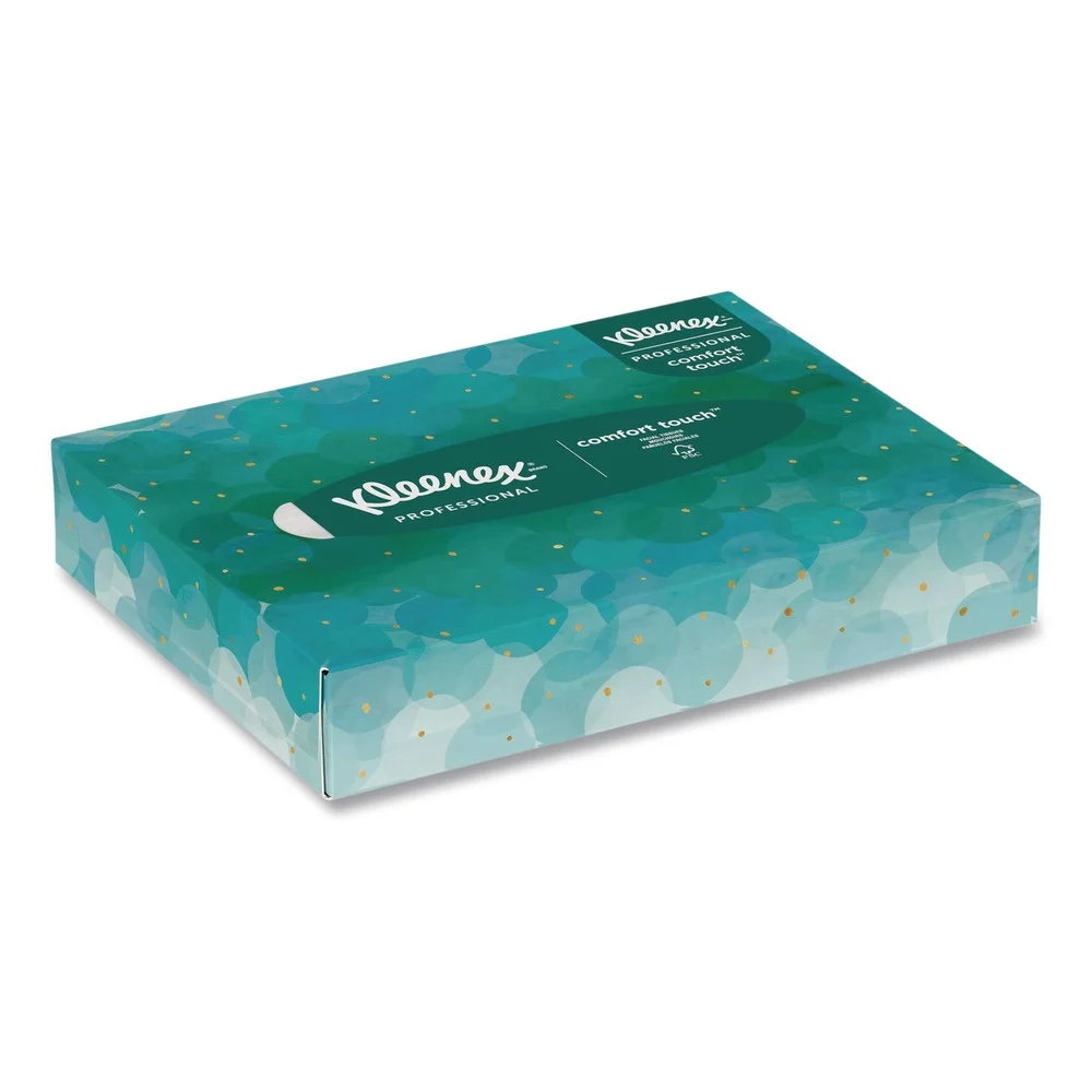 Kleenex 2-Ply Facial Tissue Junior Pack - White (80/Carton)