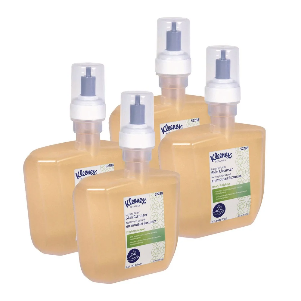 Kleenex 1200 mL Botanics Luxury Foam Skin Cleanser - Fresh Scent (4/Carton)