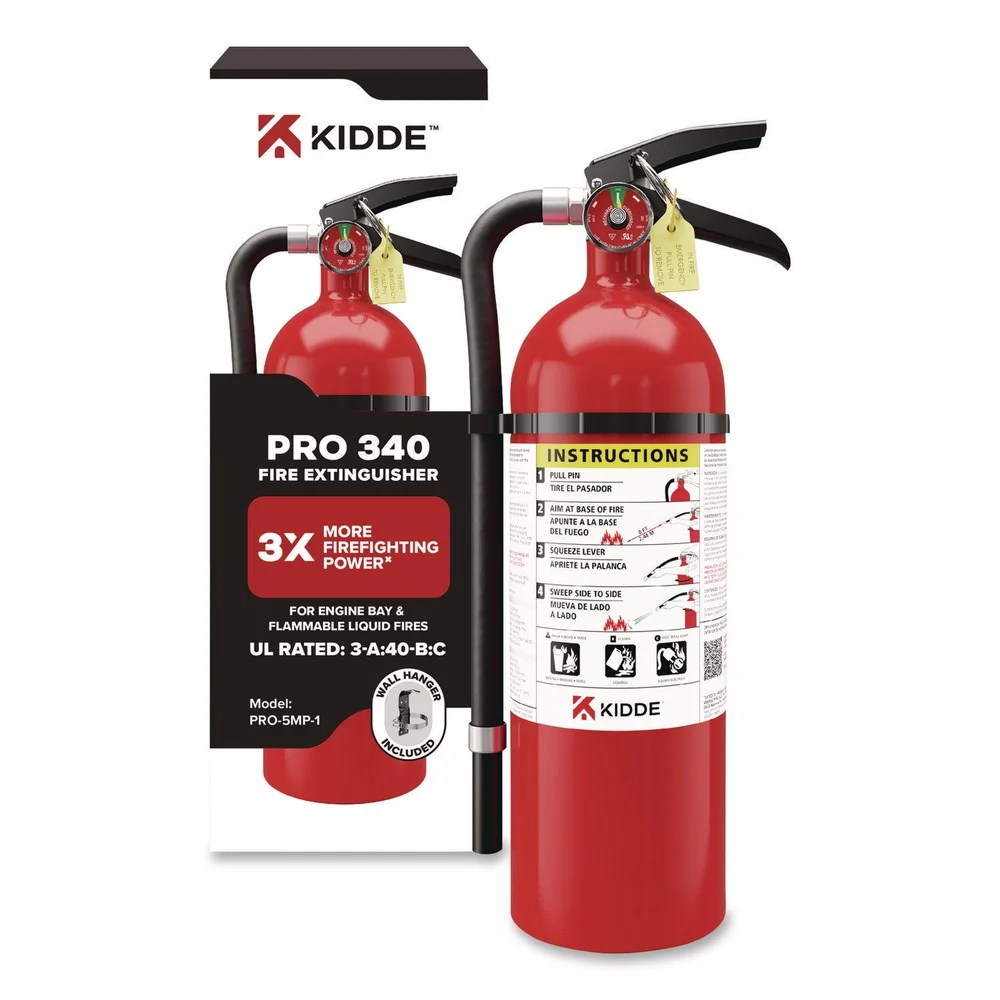 Kidde Pro-5MP Series 5.5 lbs. Fire Extinguisher with Wall Hanger