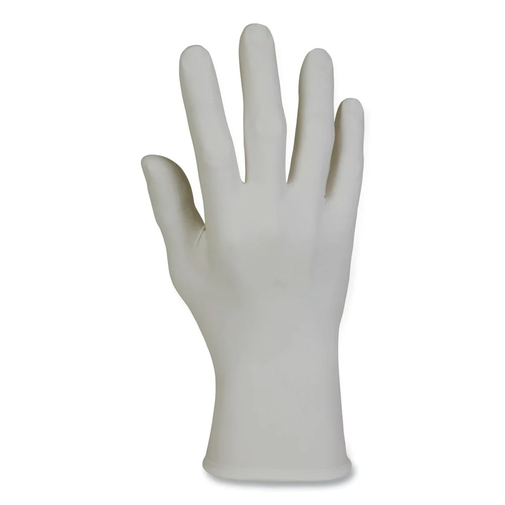 Ansell 50708 3.5 mil Thick 9.5 in. Long Powder-Free STERLING Nitrile Exam Gloves - Large, Sterling Gray (200/Box)