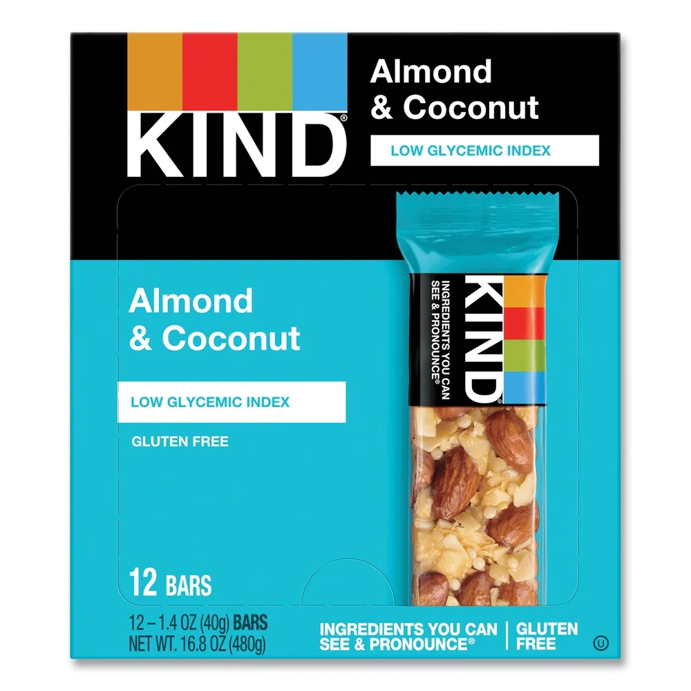 KIND 1.4 oz. Fruit and Nut Bars - Almond and Coconut (12/Box)