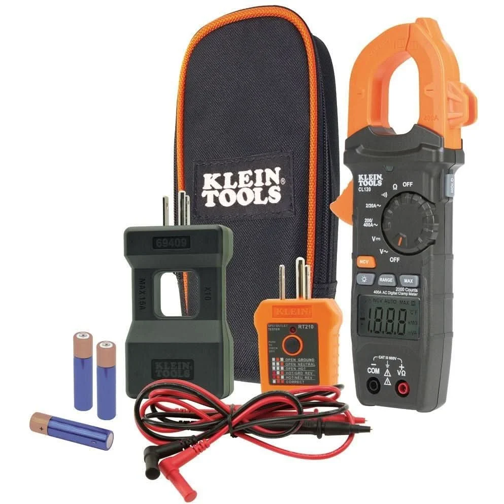 Klein CL120KIT Clamp Meter Electrical Test Kit
