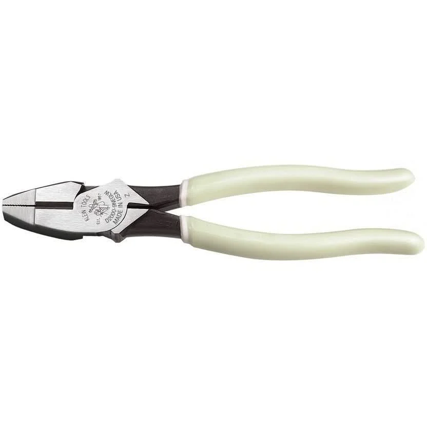 Klein D20009NEGLW High-Visibility Side-Cutting Pliers High-Leverage