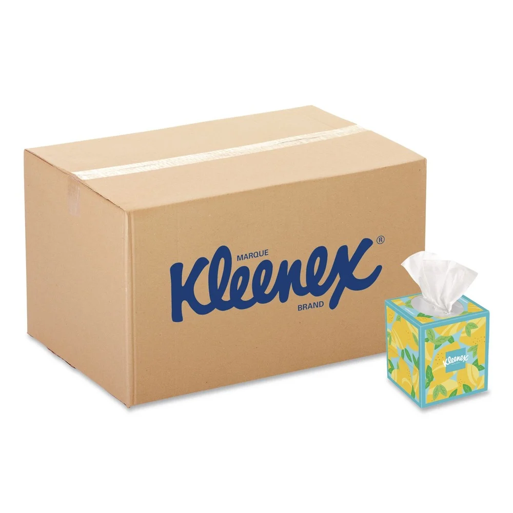 Kleenex Ultra Soft 3-Ply Facial Tissue - White (18/Carton)