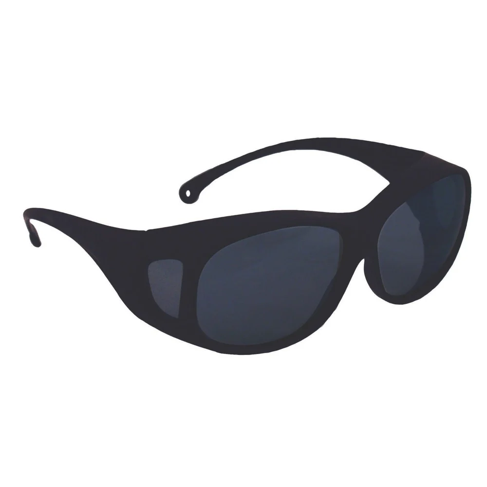Ansell V50 OTG Safety Eyewear - Black Frame/Smoke Mirror Anti-Fog Lens