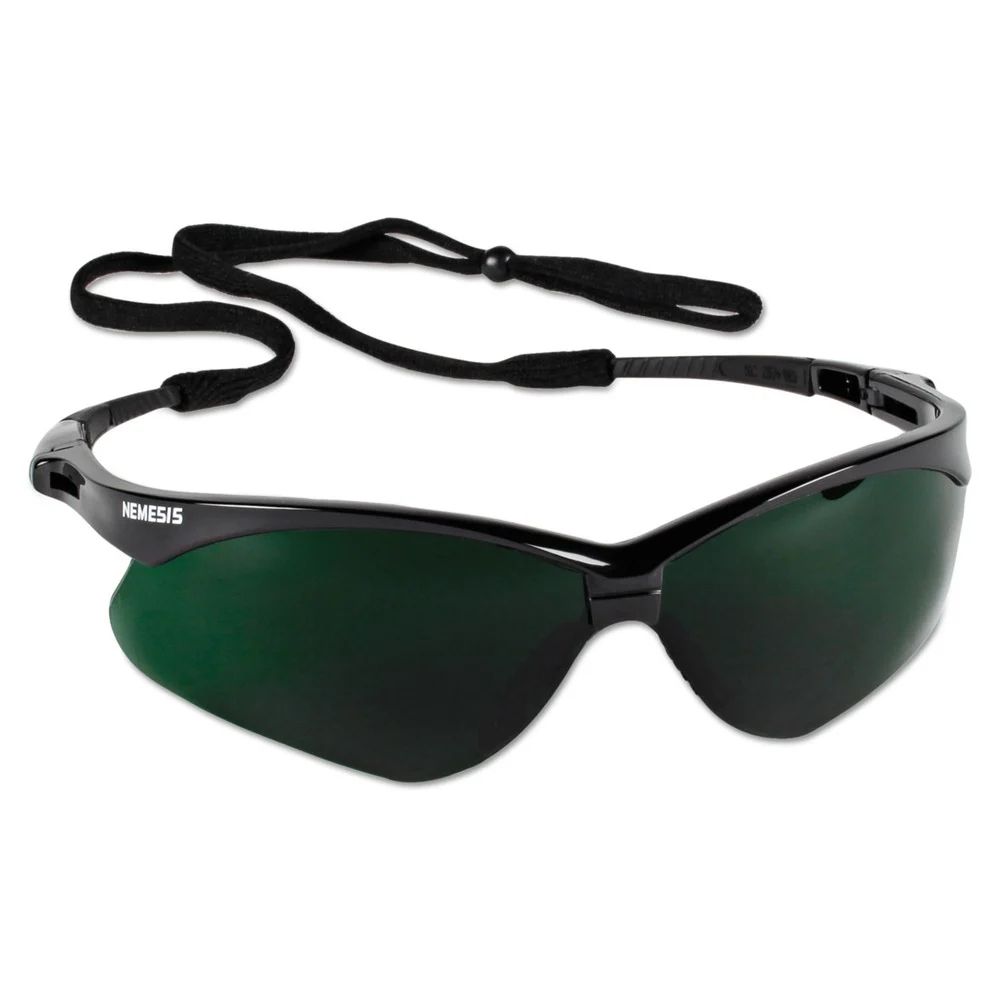 Ansell V30 Nemesis Nylon/Polycarb Safety Eyewear - Black Frame/IRUV 5 Lens