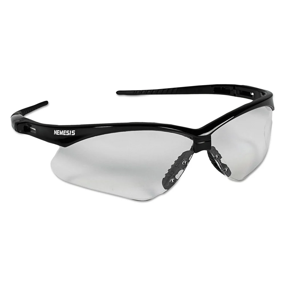 Ansell Nemesis Safety Glasses - Black Frame/Clear Lens