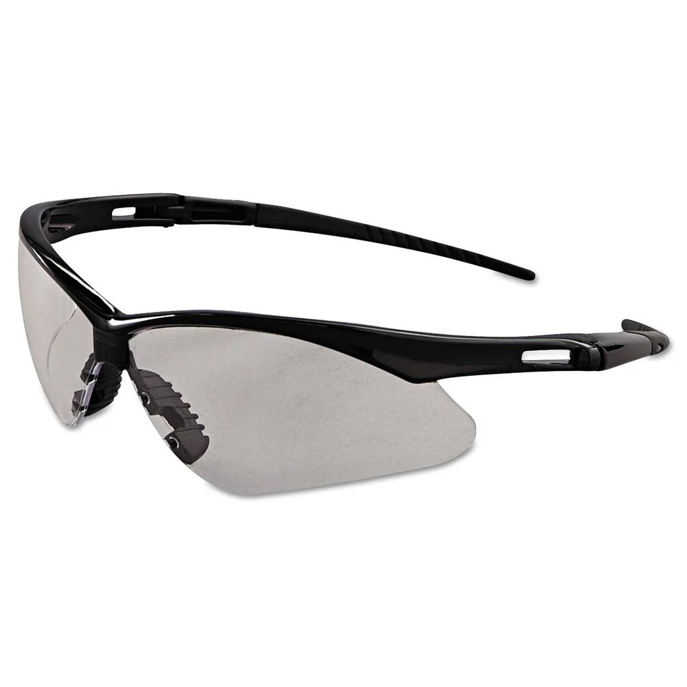 Ansell Nemesis Safety Glasses - Black Frame, Clear Anti-Fog Lens