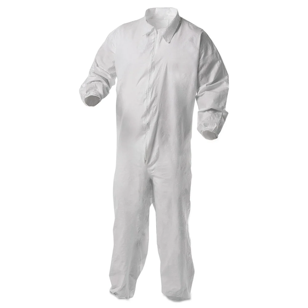 Ansell A35 Liquid and Particle Protection Coveralls - X-Large/White (25/Carton)