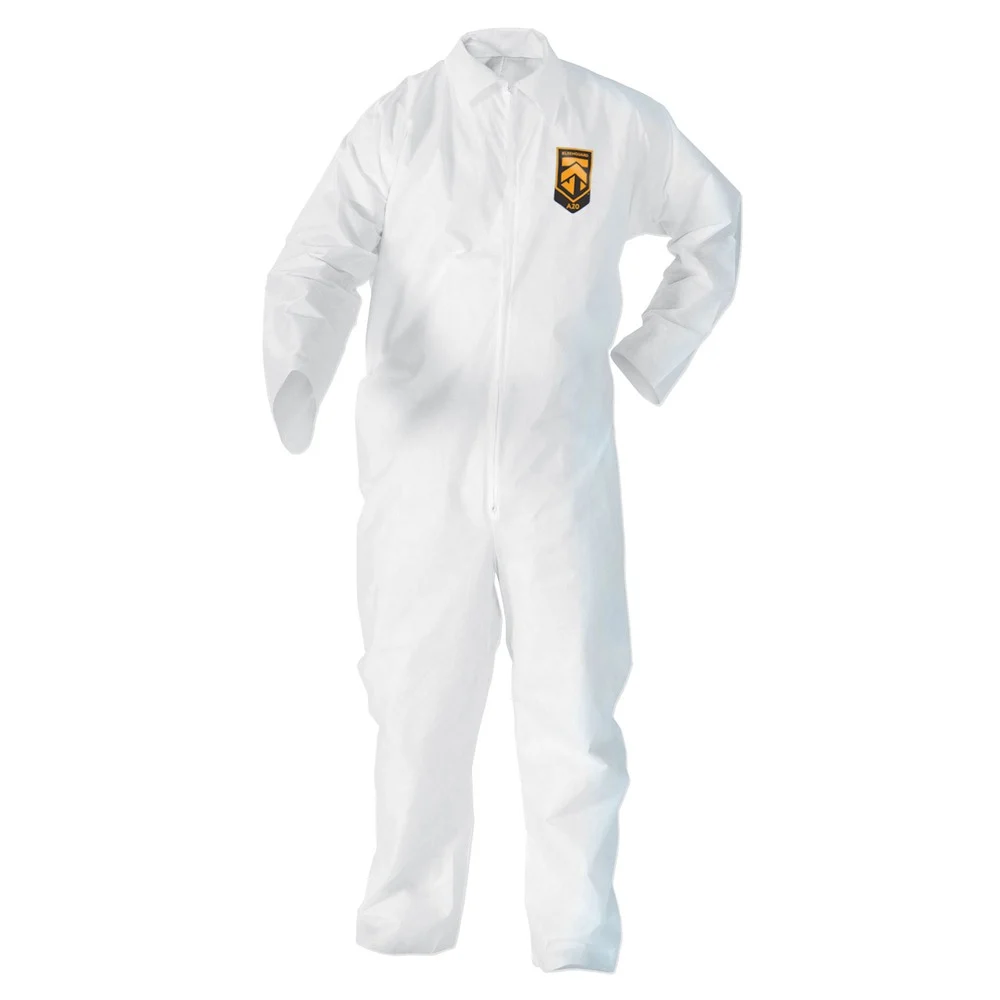Ansell A20 Breathable Particle Protection Coveralls - Triple Extra Large, White (20/Carton)