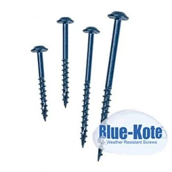 Kreg #8 Coarse Blue Kote Max-Loc Pocket Hole Screws