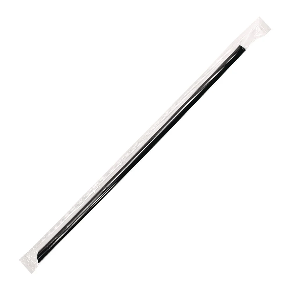 Karat C9035 9 in. Jumbo Straws - Black (2000/Carton)