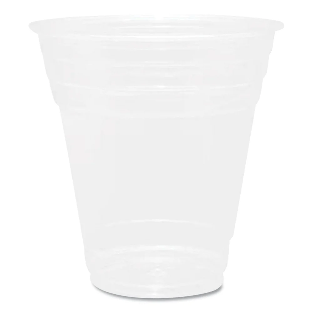 Karat C-KC12 12 oz. 98 mm Rim Diameter PET Plastic Cups - Clear (1000/Carton)