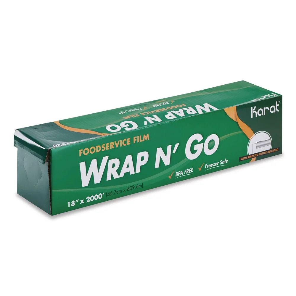 Karat FW-WNG1820 18 in. x 2000 ft. Food Wrap (3/Carton)