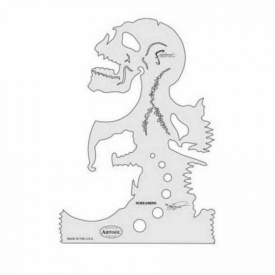 ANEST IWATA Artool? FH-SK3SP Skullmaster Series Screaming Freehand Airbrush Temp