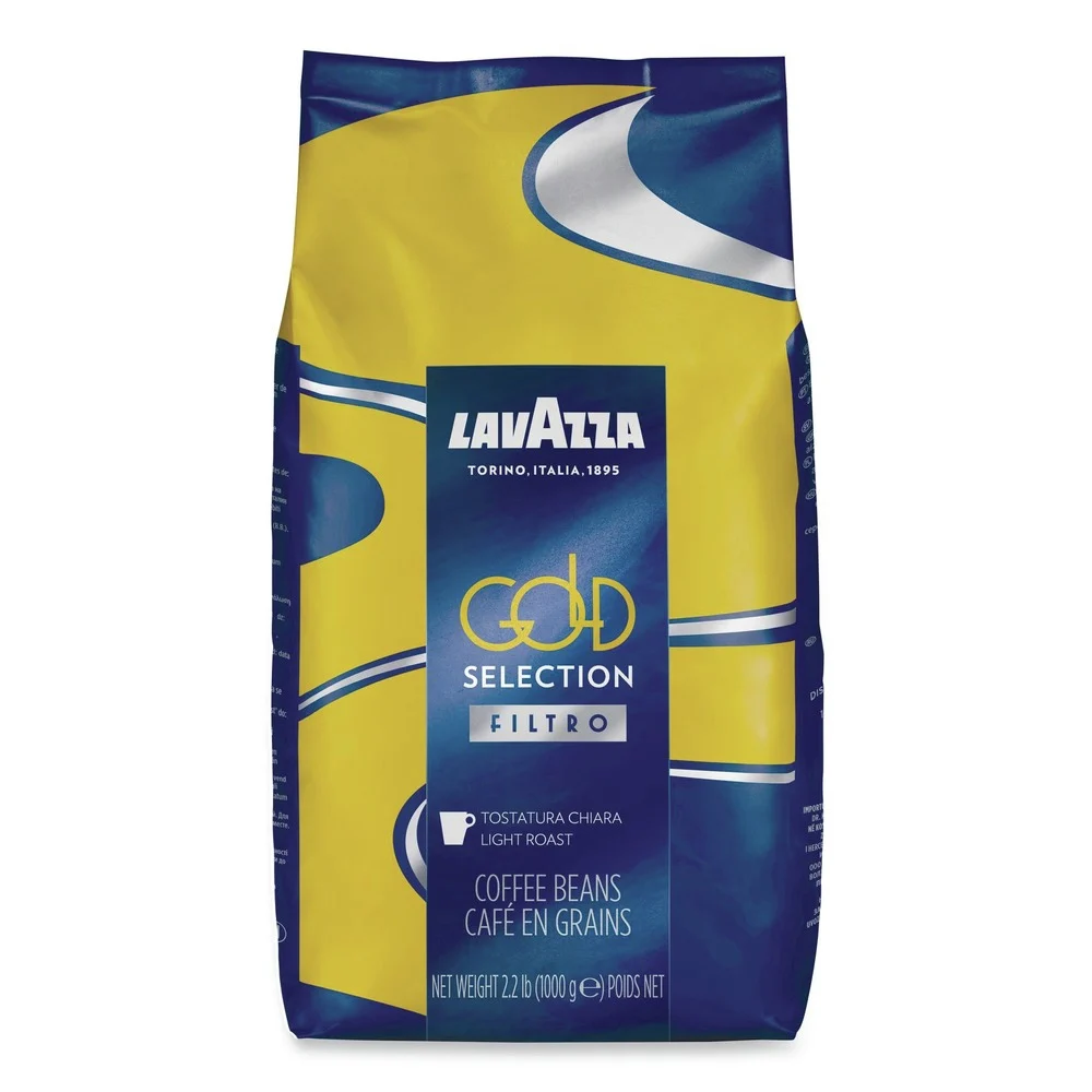 Lavazza 2.2 lbs. Bag Gold Selection Whole Bean Coffee - Light and Aromatic