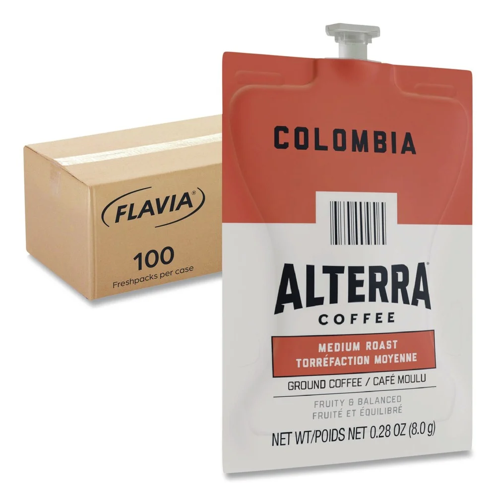 FLAVIA 48006 Alterra Coffee Freshpack - Columbia (100/Carton)