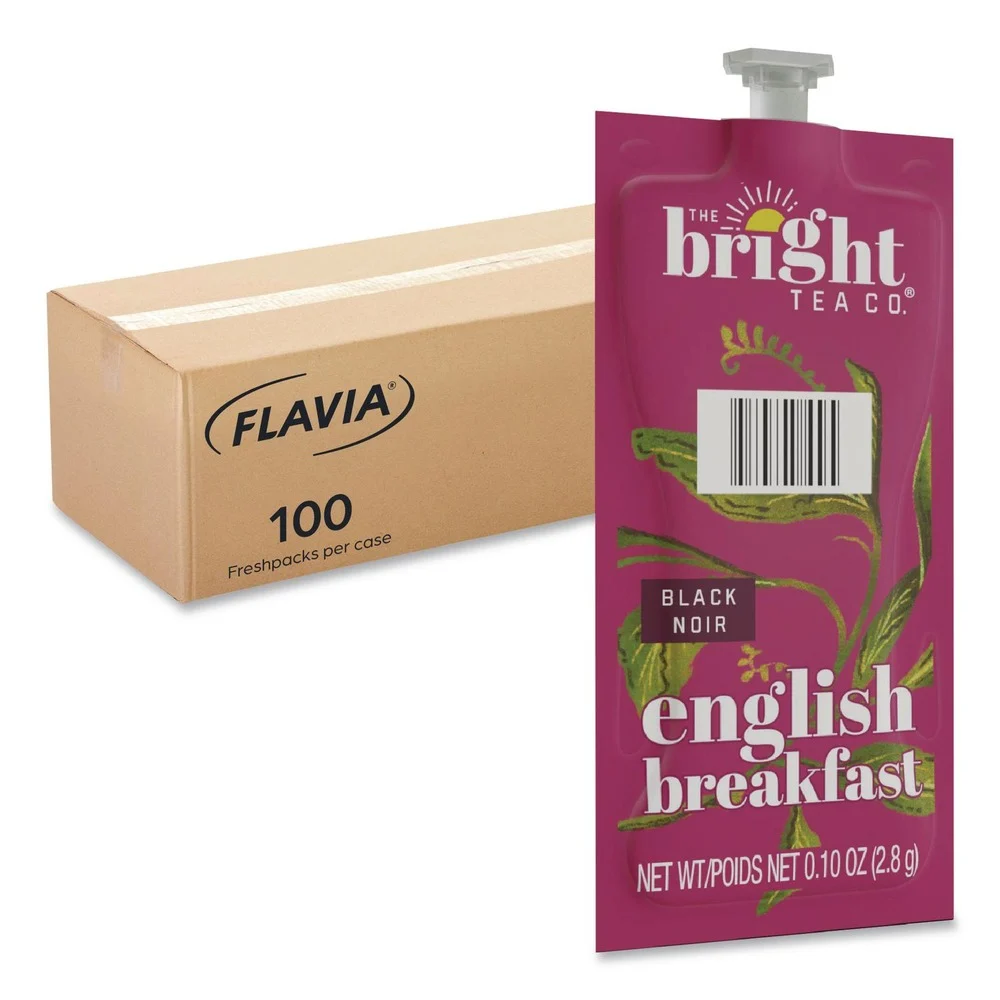 FLAVIA The Bright Tea Co. Black Tea Freshpack - English Breakfast (100/Carton)