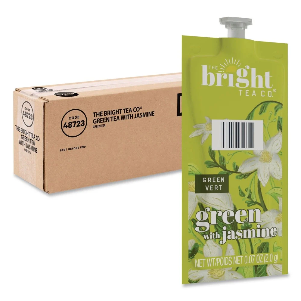 FLAVIA 48723 The Bright Tea Co. Green with Jasmine Tea Freshpack (40/Carton)