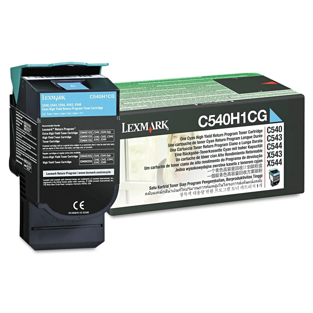 Lexmark 2000 Page-Yield Return Program High-Yield Toner - Cyan