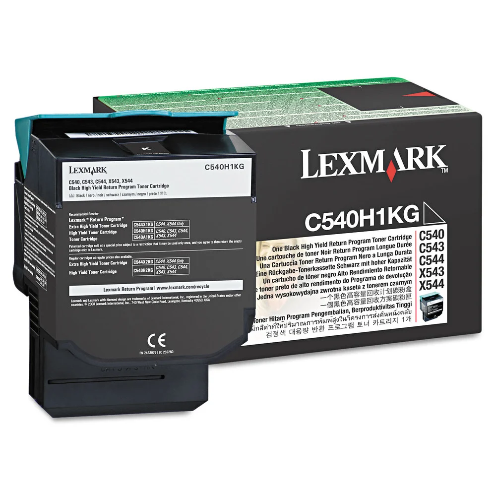 Lexmark 2500 Page-Yield Return Program High-Yield Toner - Black