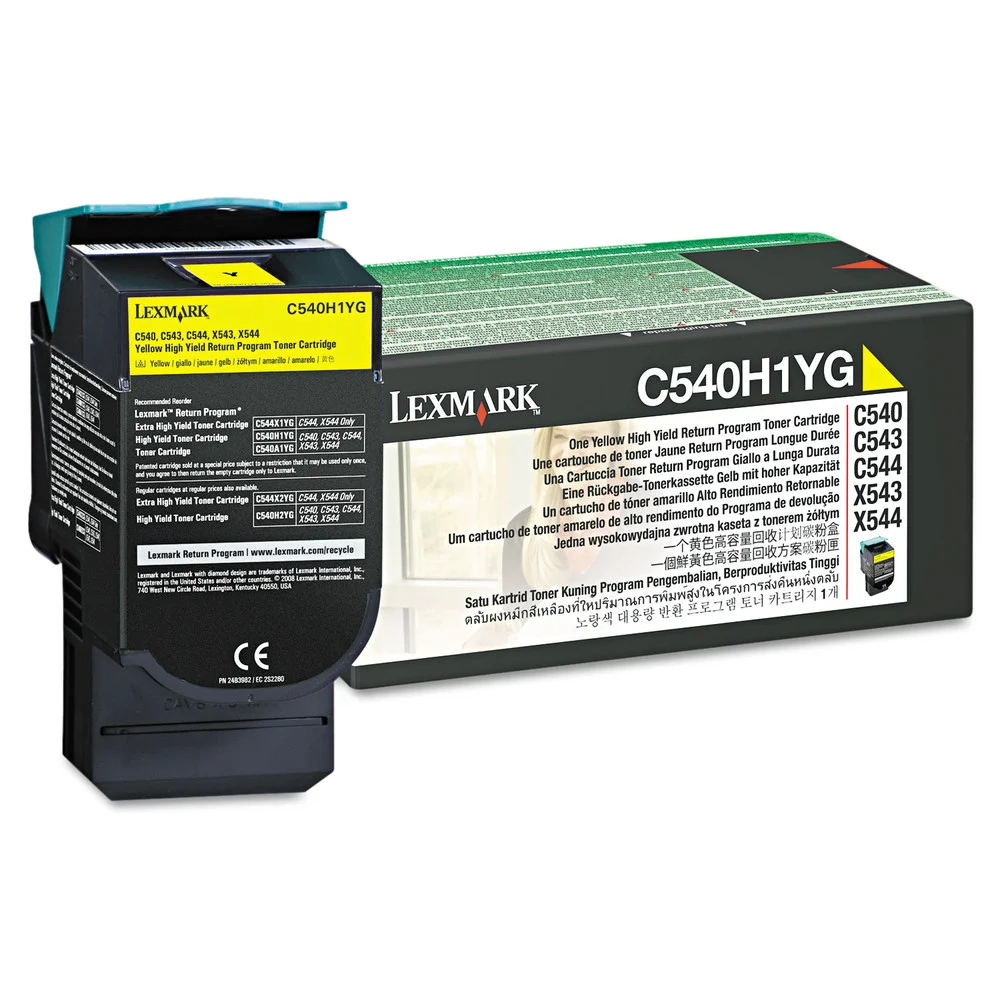 Lexmark 2000 Page-Yield Return Program High-Yield Toner - Yellow