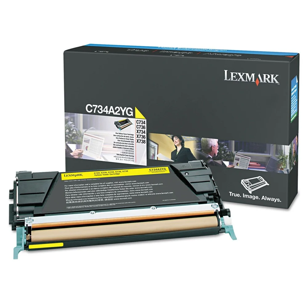 Lexmark CX734/C746/CX738 6000 Page-Yield Toner Cartridge - Yellow