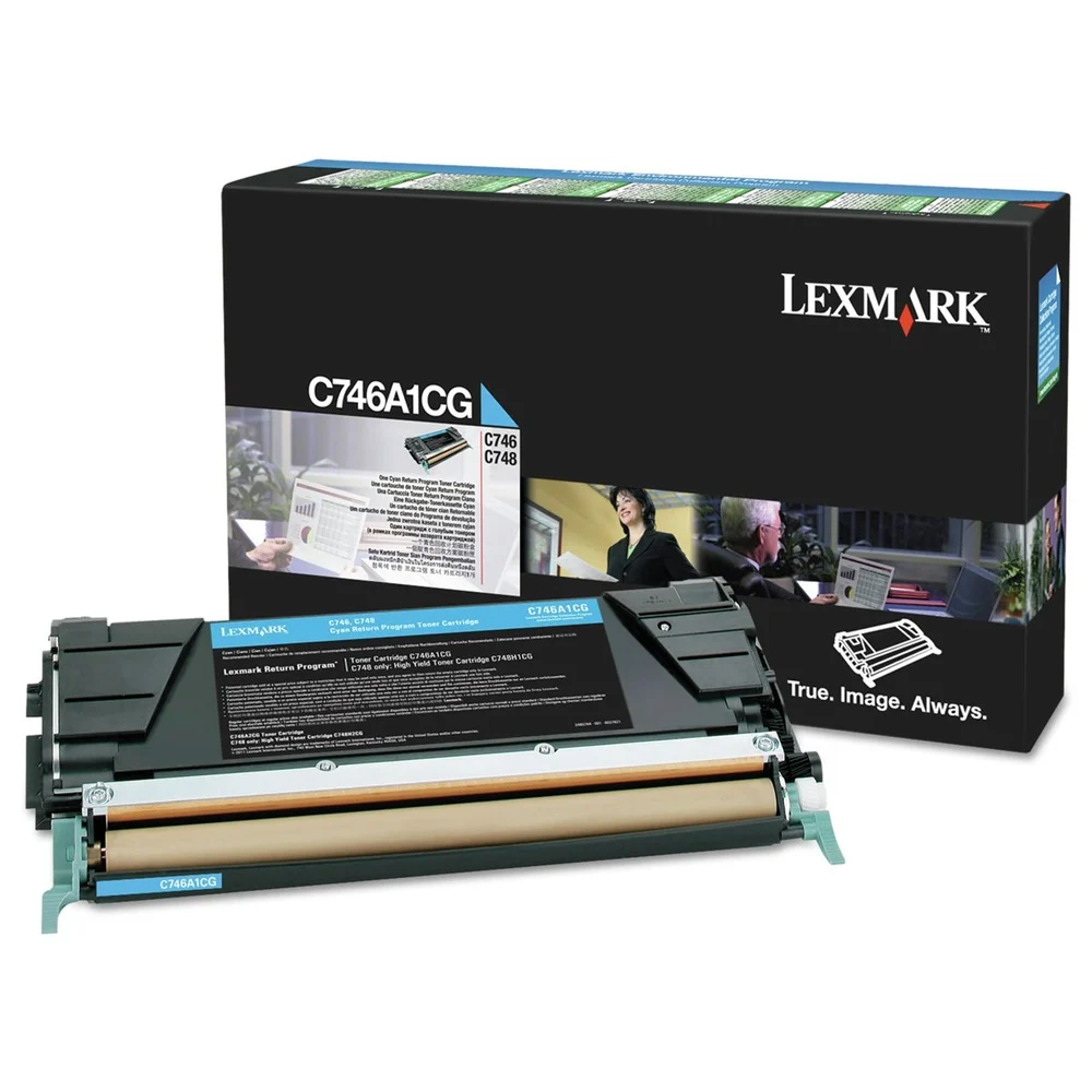 Lexmark 7,000 Page-Yield Return Program Toner - Cyan