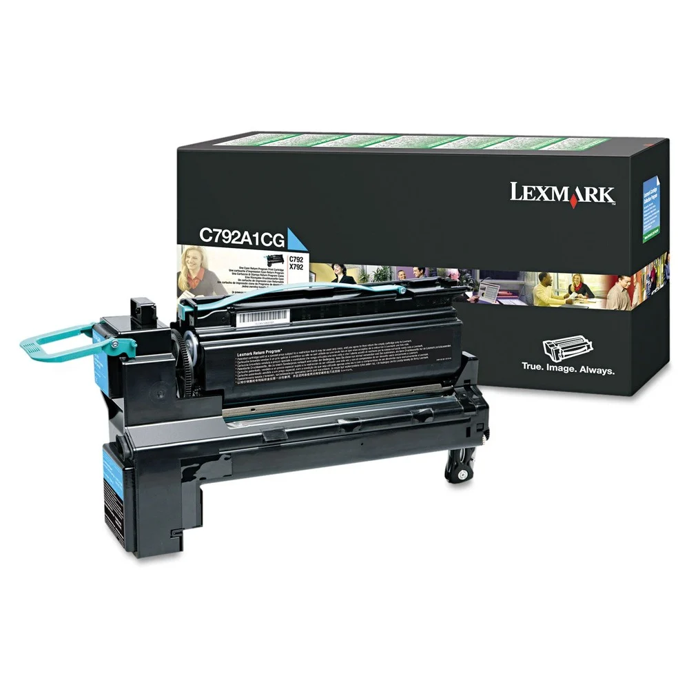 Lexmark Return Program 6000 Page-Yield Toner - Cyan