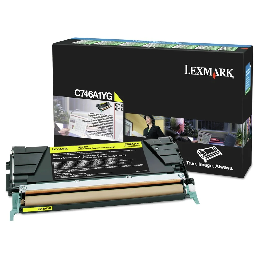 Lexmark Return Program 7,000 Page-Yield Toner - Yellow