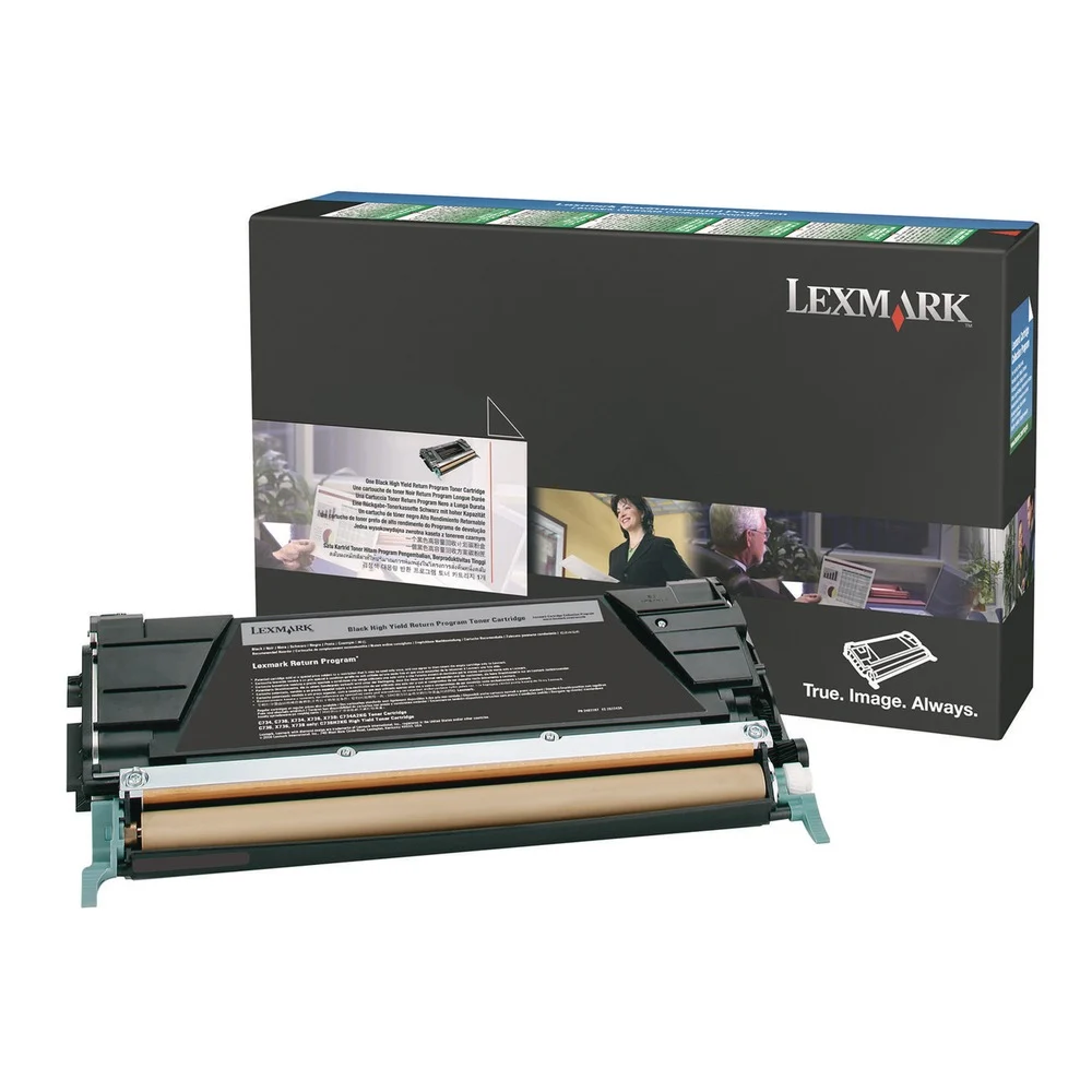 Lexmark X746/X748 12000 Page-Yield High Yield Return Program Toner Cartridge - Black