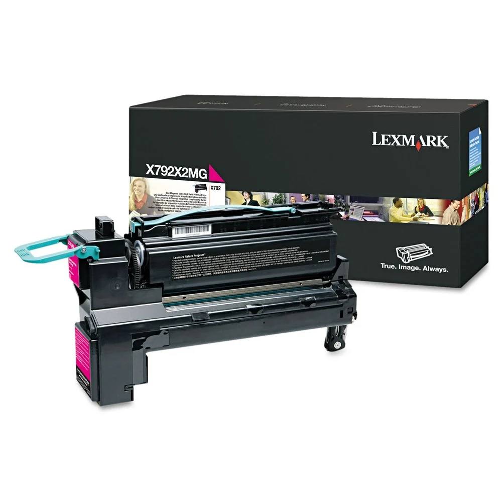 Lexmark X792 20000 Page High-Yield Toner Cartridge - Magenta