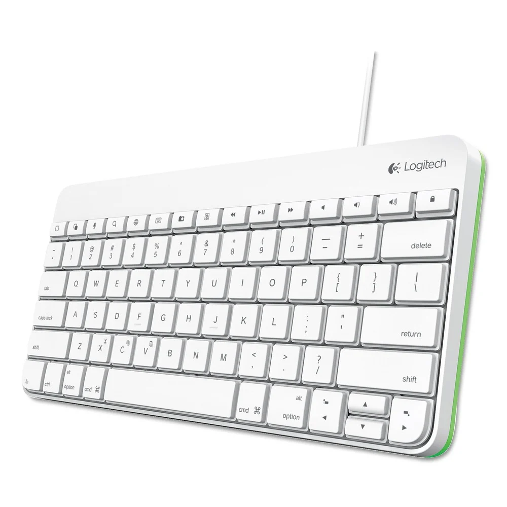 Logitech Wired Keyboard for iPad - White