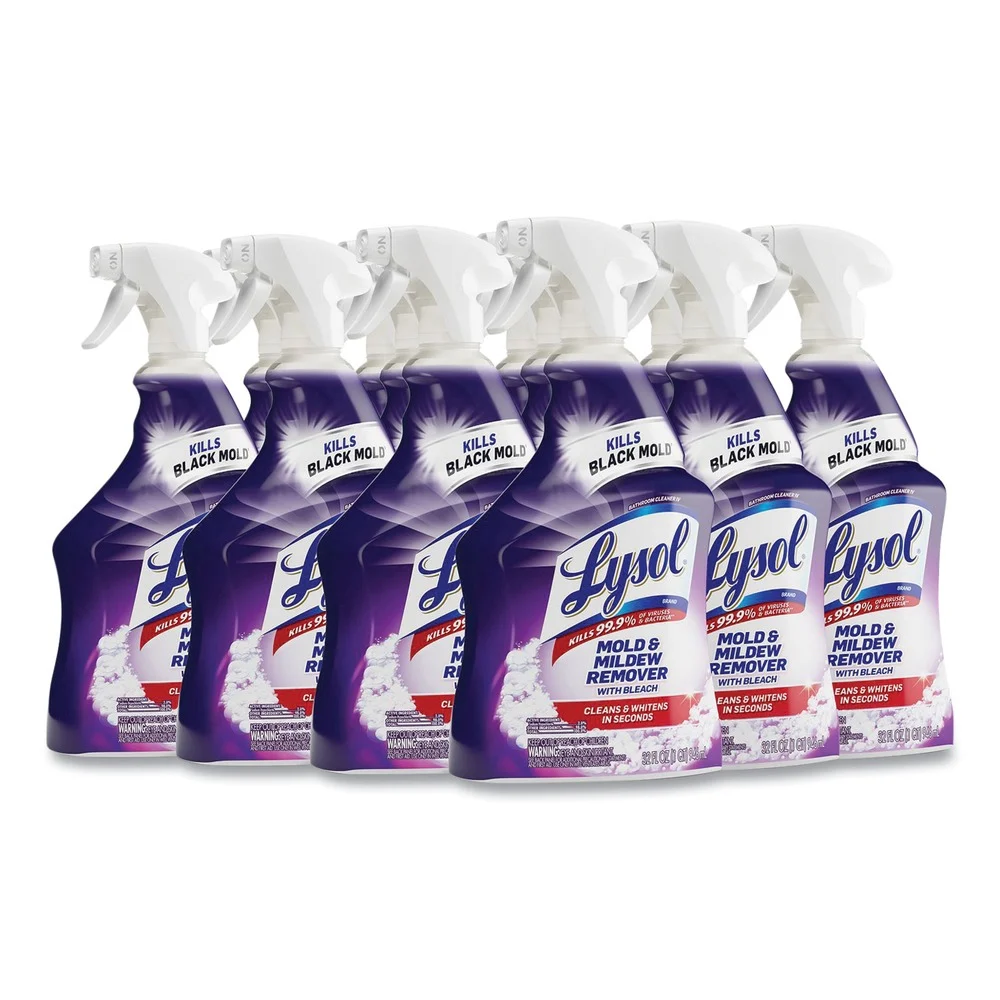 LYSOL Brand 32 oz. Spray Bottle Mold and Mildew Remover with Bleach (12/Carton)