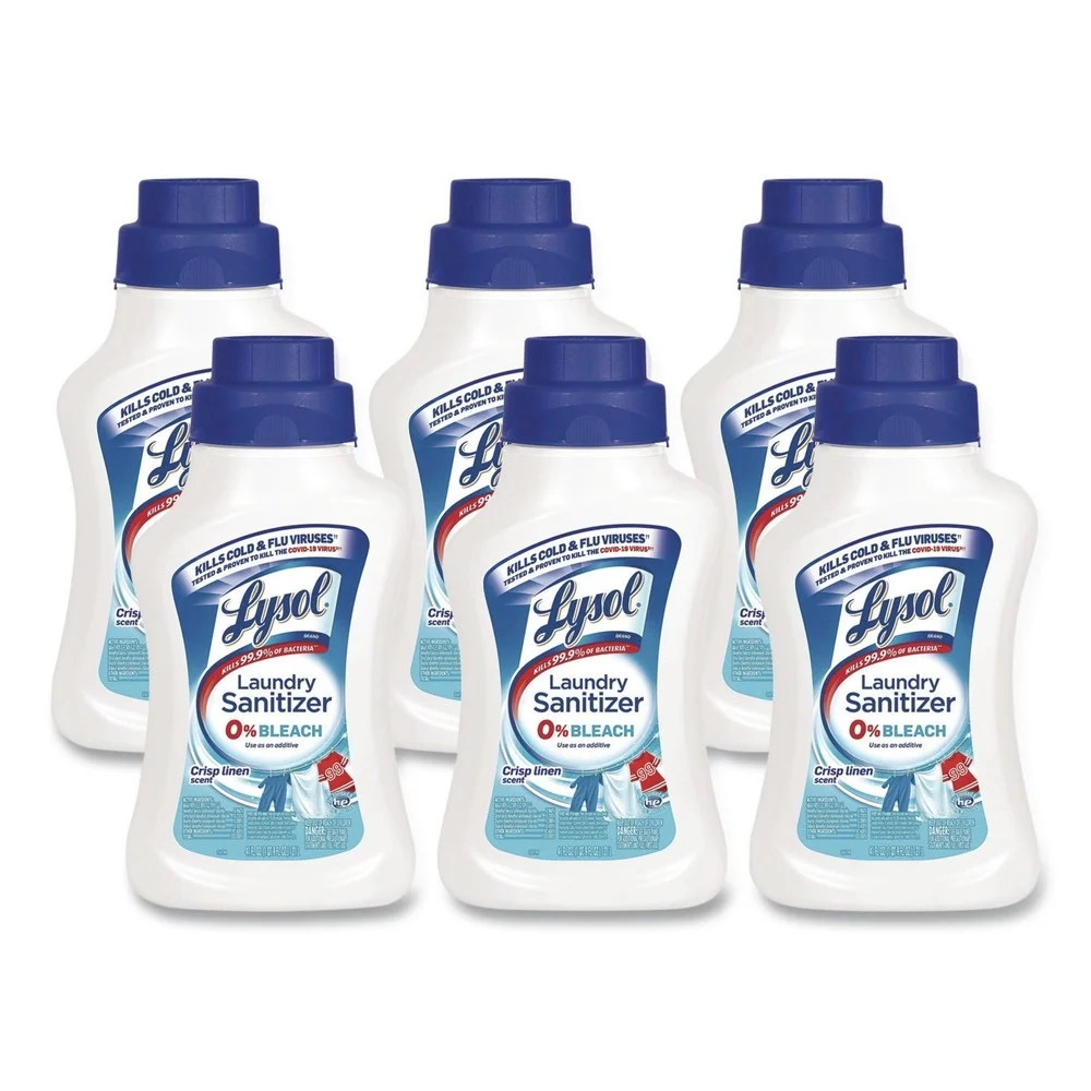 LYSOL Brand 41 oz. Liquid Laundry Sanitizer - Crisp Linen (6/Carton)