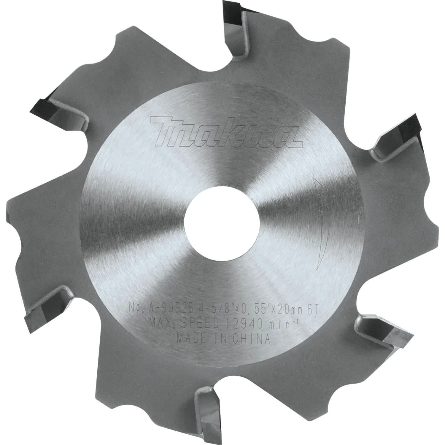 Makita A-99926 4-5/8" (2 mm) Aluminum Grooving Carbide-Tipped Saw Blade, 90-Degree