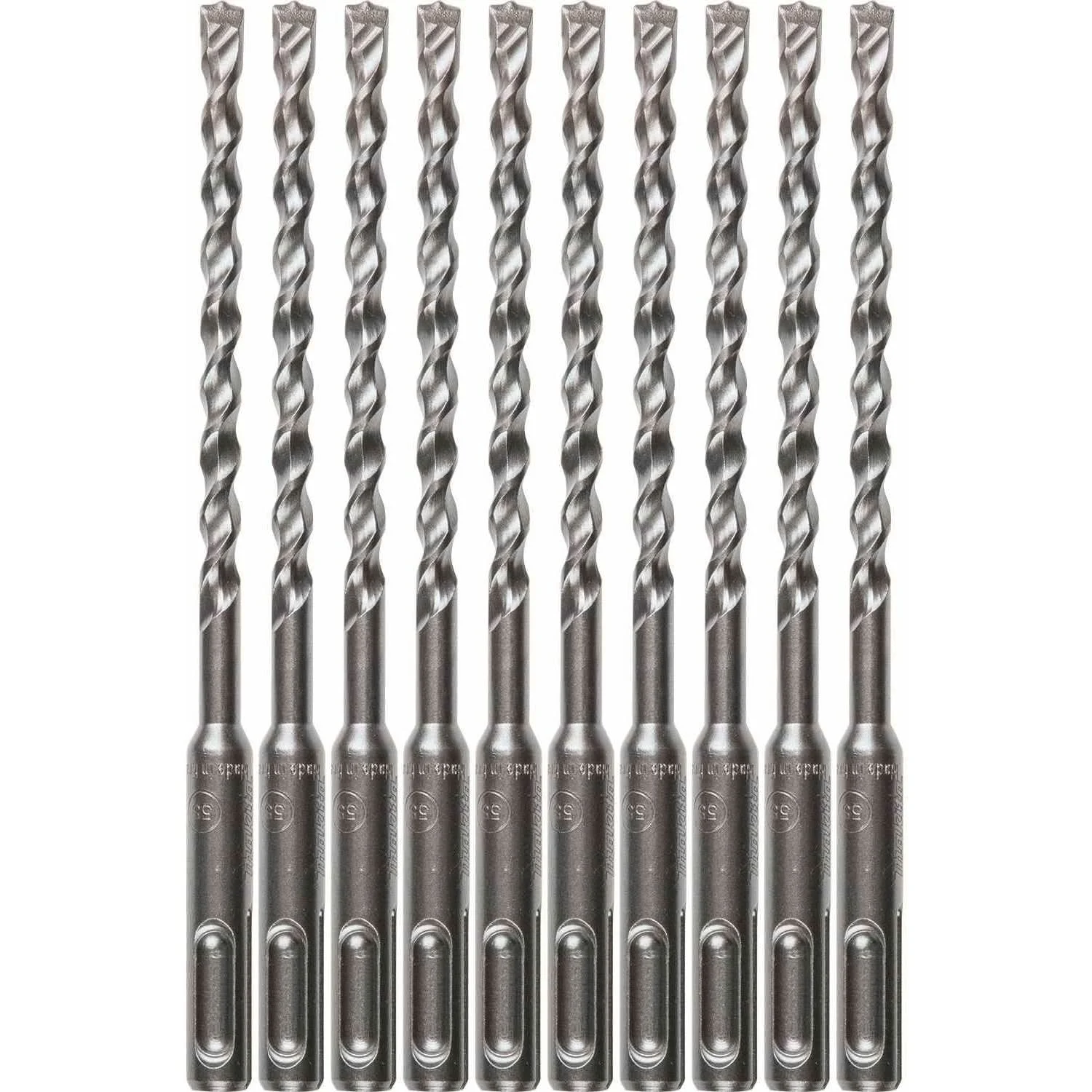 Makita B-60894 1/4" x 6" SDS-PLUS Bit, 2-Cutter, 10/pk